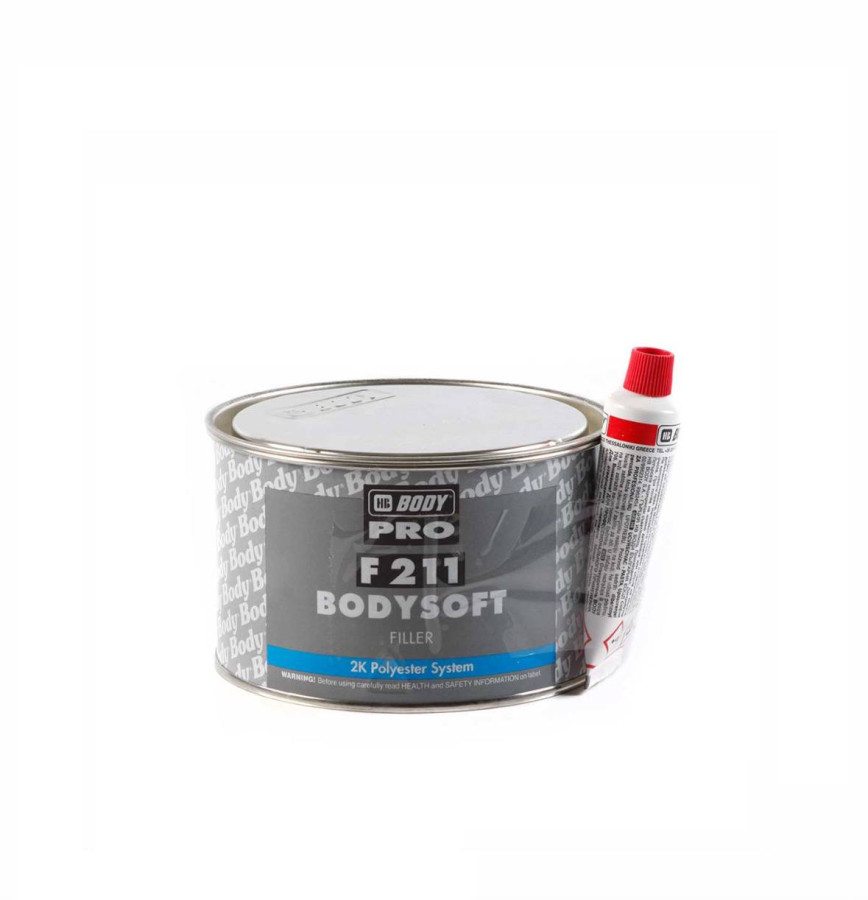 Шпатлевка BODYSOFT 211 Classic (1кг) (12шт/кор)