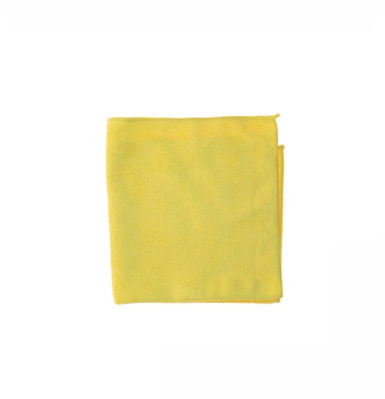 TOR MICROFIBER 40смх40см Салфетки полировальные, желтые, из микрофибры за шт(в уп 3шт)