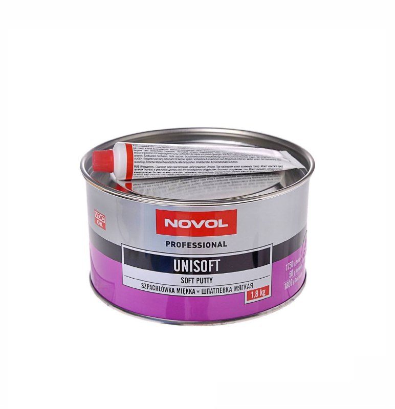 Novol Unisoft 1,8кг шпатлевка мягкая (6 шт/кор)