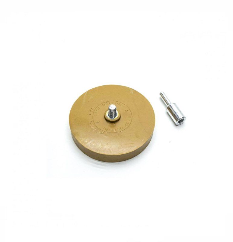 TOR Диск резин для снятия клейких лент и остатков клея D 90х14мм с адаптером под дрель