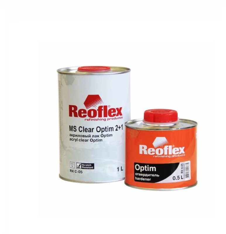 Лак Акриловый 2K "Optim" 2+1 REOFLEX, уп. 1+0,5л