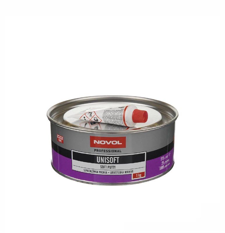 Novol Unisoft 1кг шпатлевка мягкая (8 шт/кор)