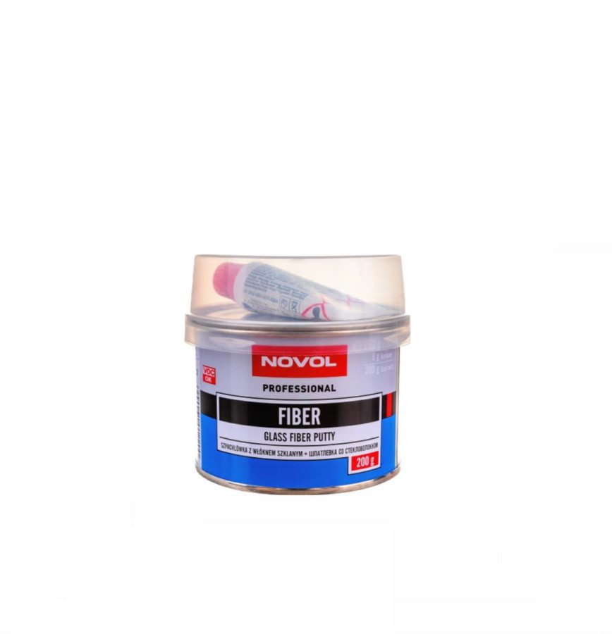 Novol Fiber 0.2кг шпатлевка со стекловолокном (24 шт/кор)