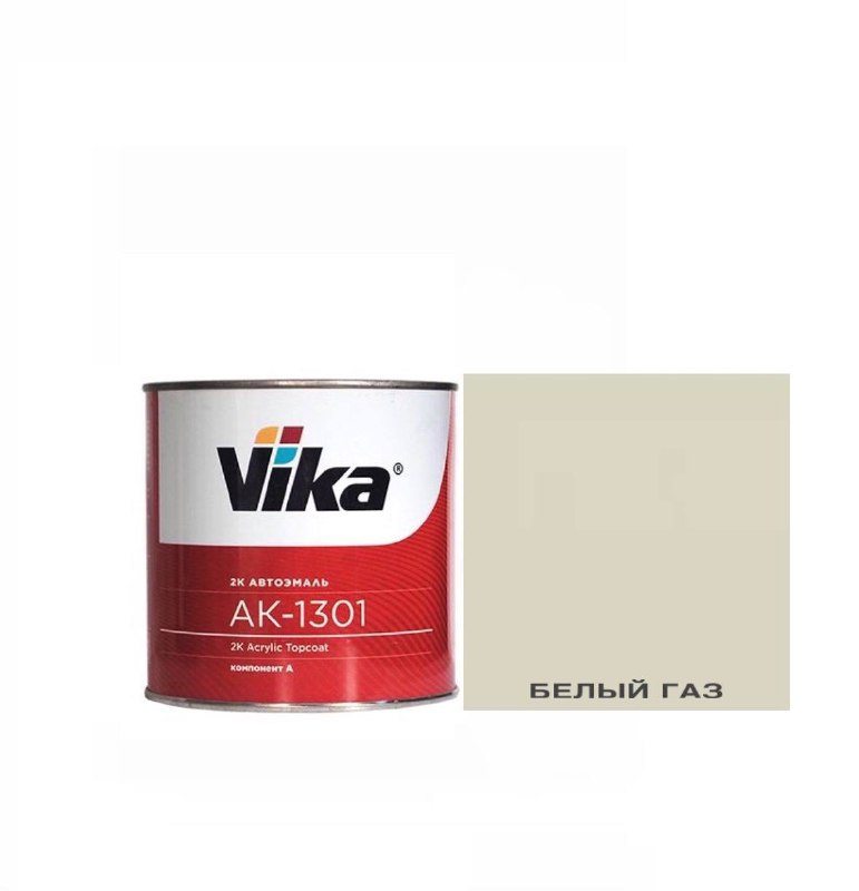 Эмаль VIKA-акрил 1301 Белый ГАЗ 0,85кг