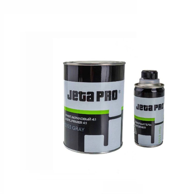 5553/1 grey Грунт-наполнитель акриловый 4:1 с отвердителем, цвет: серый, 0,8+0,2 л (6шт/кор)