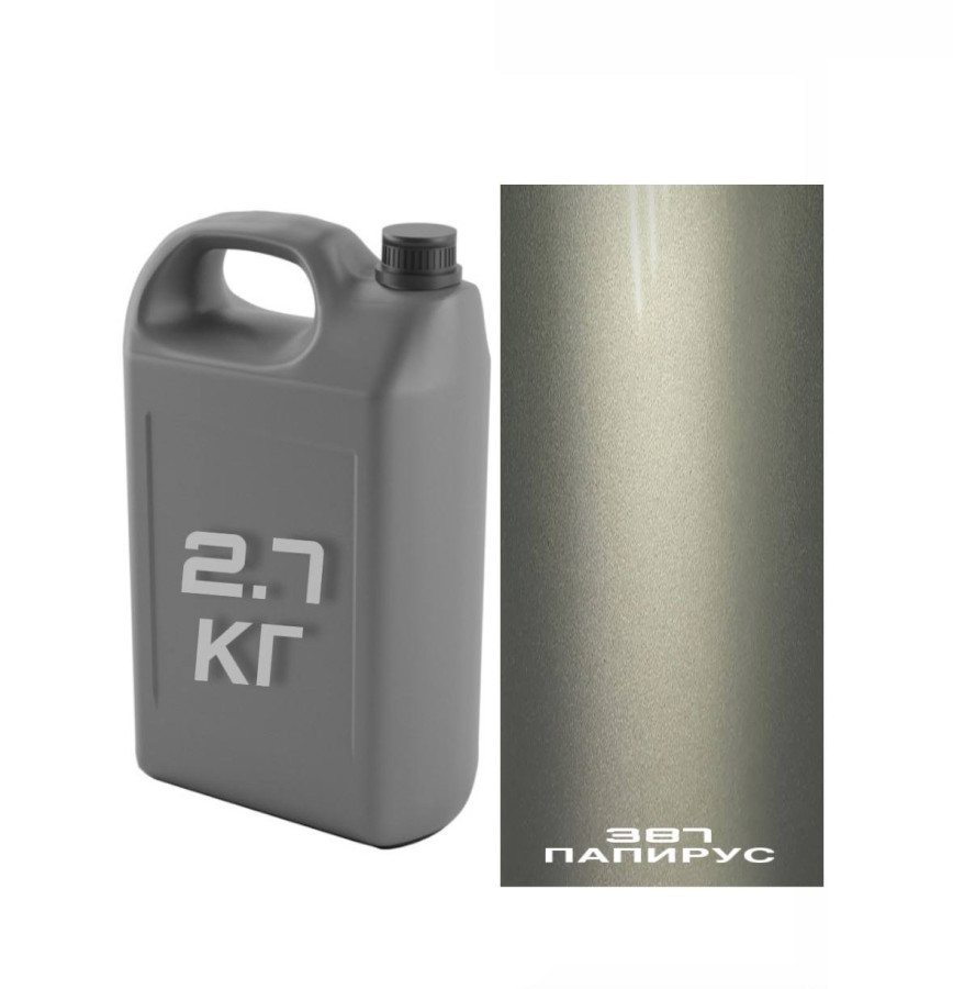 387 папирус Автоэмаль /металлик АК