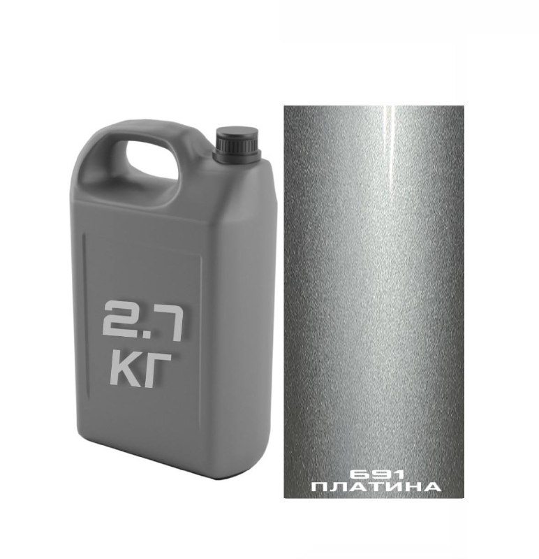 691 платина веста Автоэмаль /металлик АК