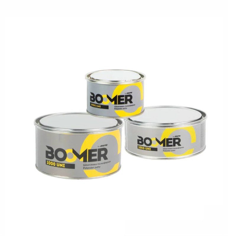 1000/ 0,5 Uni Шпатлевка полиэфирная универсальная, +отв, 0,5+0,015 кг /18 шт/