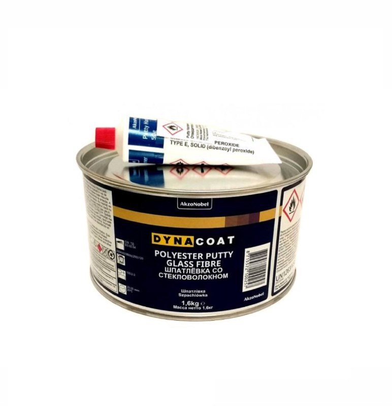 DYNA Шпатлевка Glass Fibre 1,65кг (10 шт/кор)