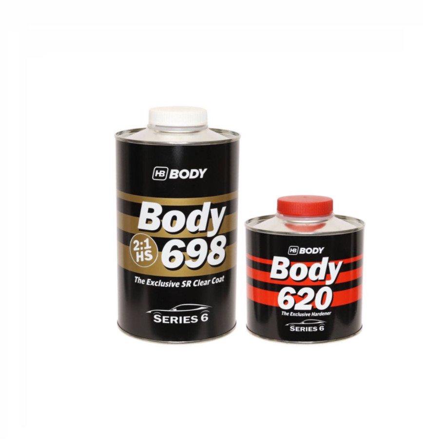 Лак HB BODY 698 2:1 HS (1л) + Отвердитель HB BODY 620 (0,5л)