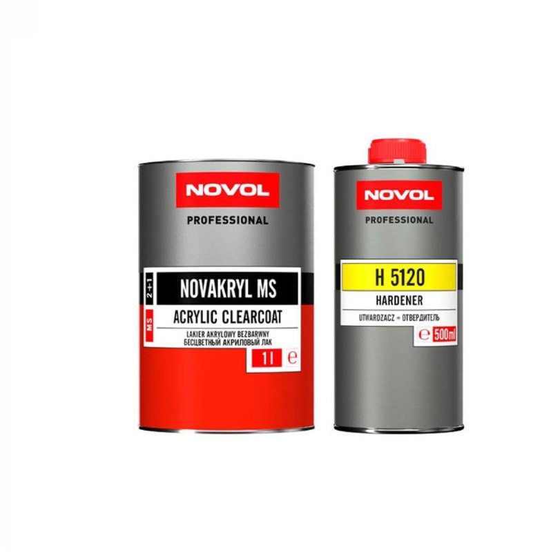 Лак NOVAKRYL 2+1 MS Новол, уп. 1+0,5 л (комплект)