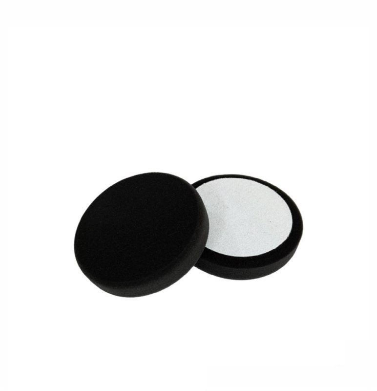 5872313 JETAPRO Диск полировальный поролоновый, мягкий, поверхность гладкая, чёрный, 150мм, липучка