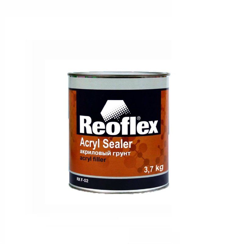 Грунт 1К черный акриловый 3,7кг REOFLEX