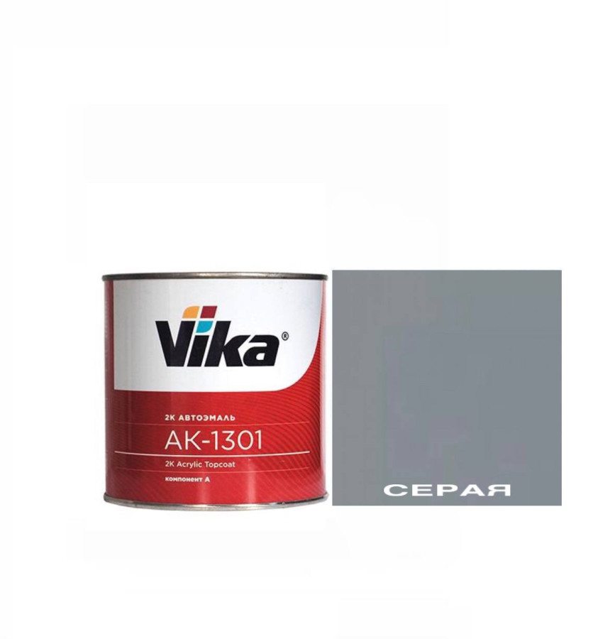 Эмаль VIKA-акрил 1301 Серая 0,85кг