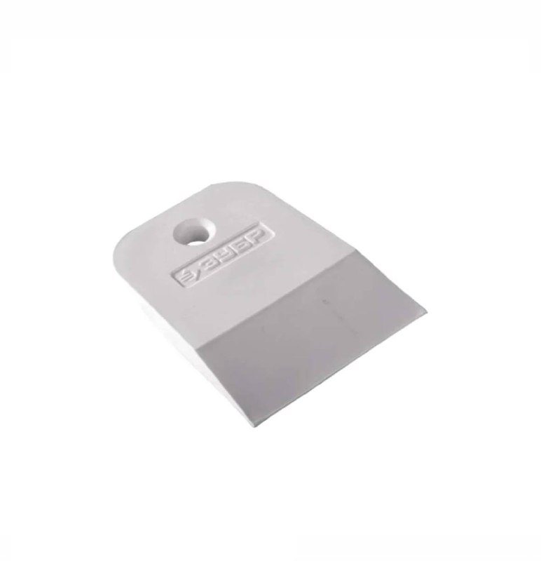 Шпатель резиновый белый ЗУБР "МАСТЕР" 80мм (1016-80_z01)