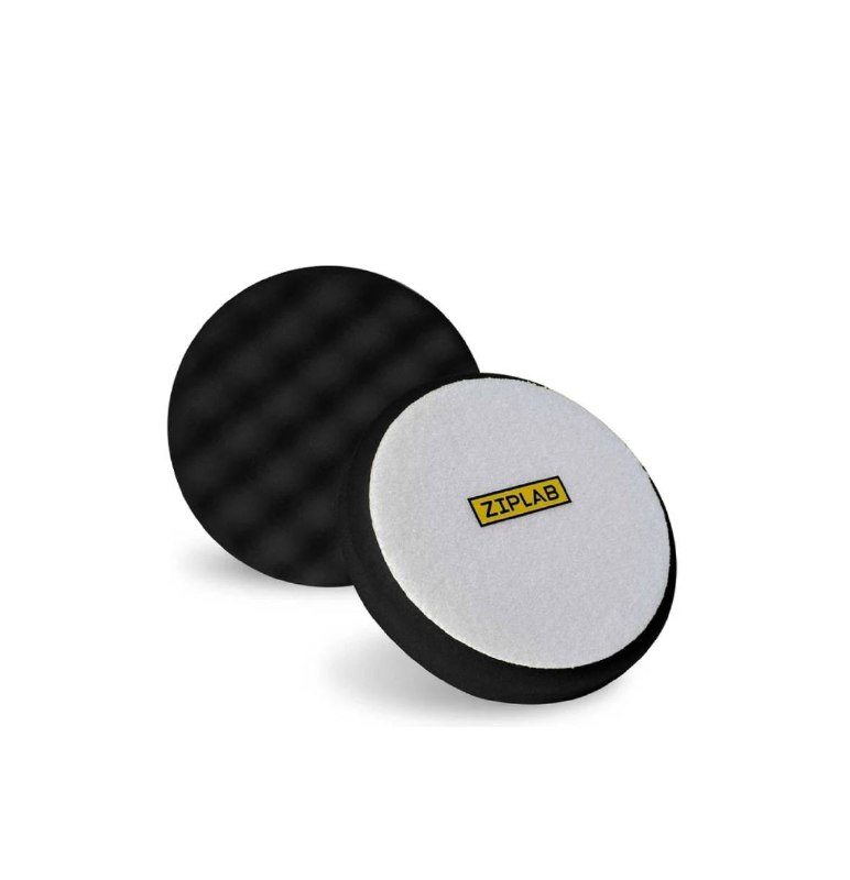 90504 ZIP LAB Полировальник МЯГКИЙ черный рельефный, 150мм, толщина 25мм, на липучке