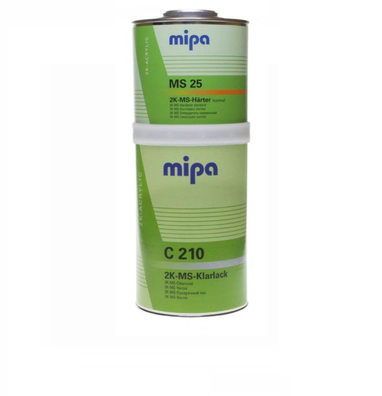 232720000 MIPA C 210 2K-MS-Klarlack Лак акриловый с отверд. MS 25 2K-MS-Harter 1,5л (6шт/кор)