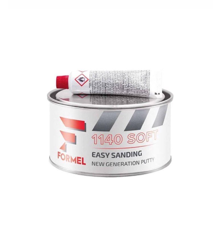 FORMEL Шпатлевка 1140 полиэфирная наполняющая мультизернистая, 900 г (12шт/кор)