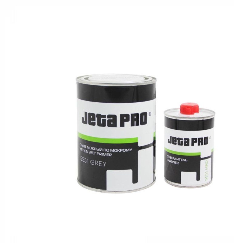 Грунт мокрый-по-мокрому 3:1, акриловый с антикоррозийными добавками + отвердитель. Цвет: серый