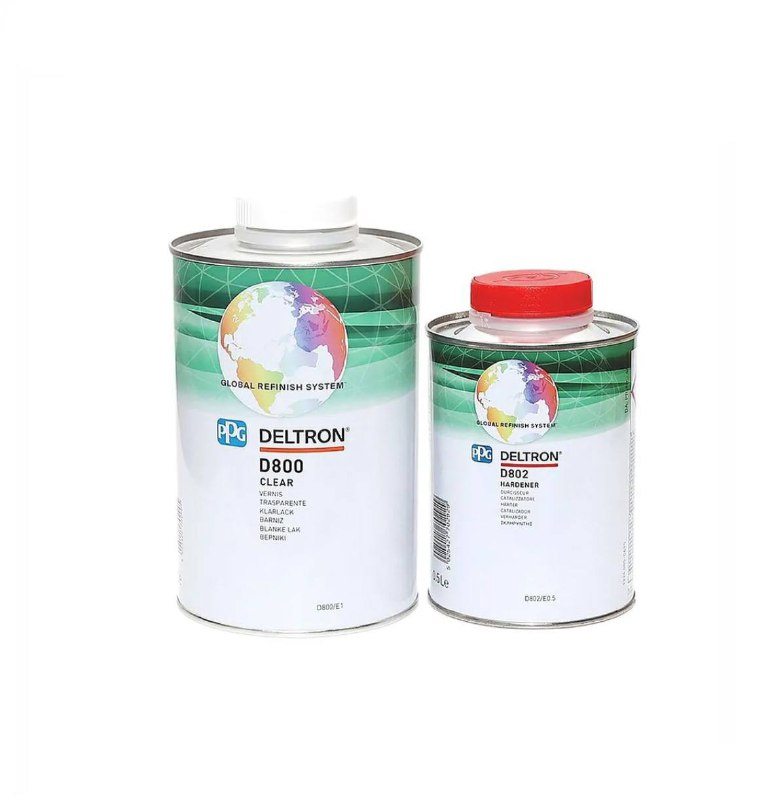 Лак PPG DELTRON D800/E1+D802 (комплект), уп.1л+0,5л