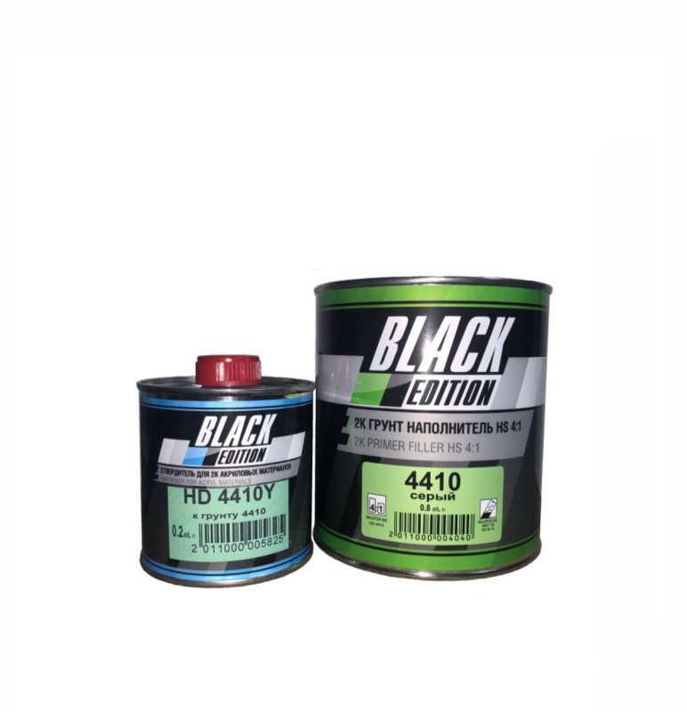 BE 4410 4:1 серый 0,8л 2К Грунт наполнитель HS + HD4410 Отвердитель (0,8л.+0,2л.) комплект